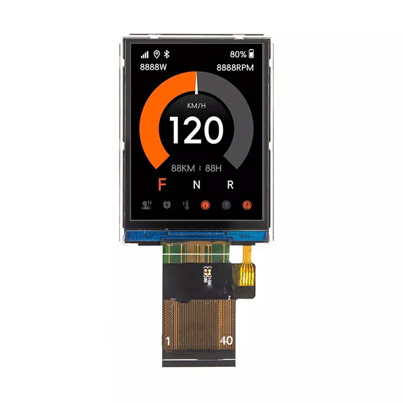 2,4 ιντσών 240x320 Μεταφλεγόμενη μονάδα IPS TFT